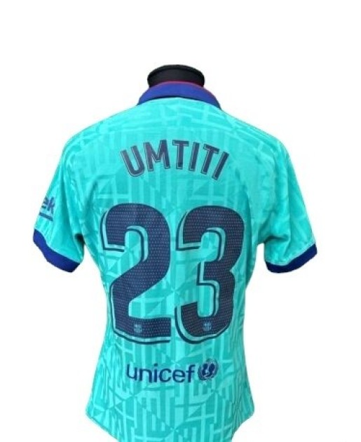 Umtiti's Barcelona Issued Shirt, 2019/20