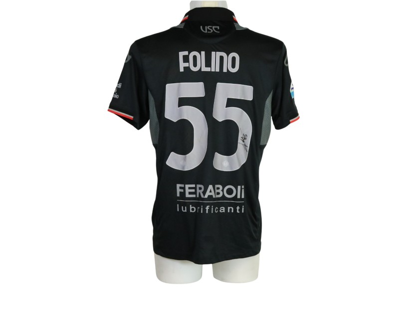Folino's Signed Unwashed Shirt, Lecce vs Cremonese 2026