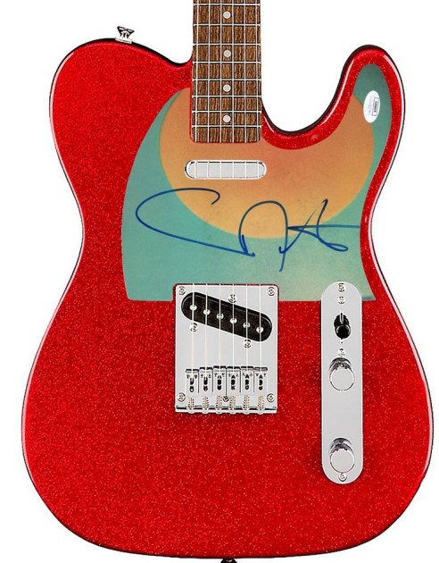 Carlos Santana Signed Limited Edition Fender Guitar