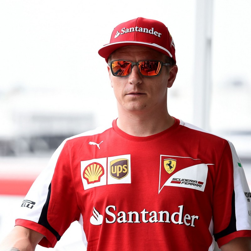 Official Ferrari Shirt, Autographed by Kimi Raikkonen