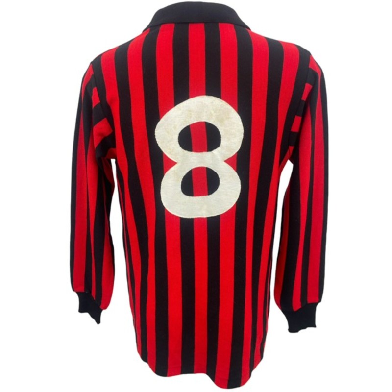 Battistini's Match-Issued Shirt Milan vs Lazio 1983