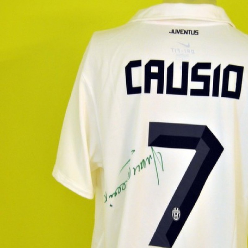 Maglia Causio indossata e autografata dal calciatore  durante il derby SLAncio di Vita 2011