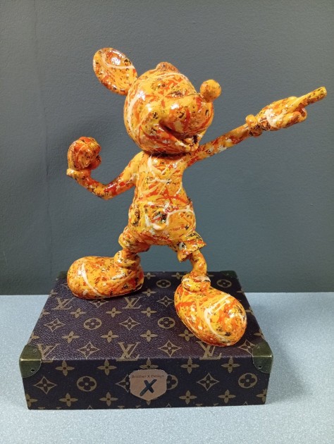 Louis Vuitton Mickey Power Pose by Brother X - XL Charity Edition