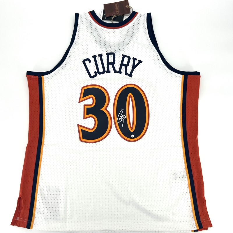 Stephen Curry's Golden State Warriors Signed Jersey