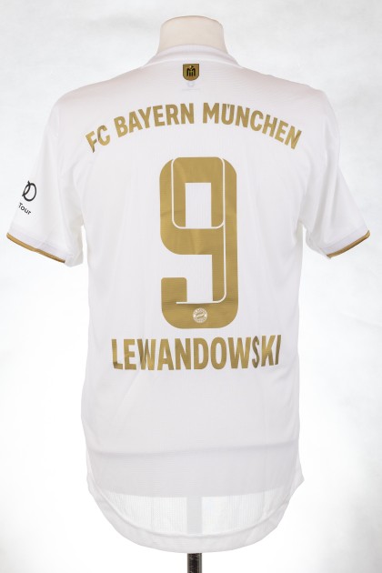 Maglia gara del Bayern Monaco 2021/22 di Lewandowski