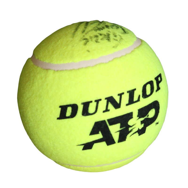 ATP Nitto Finals Tennis Ball - Signed with dedication by Jannik Sinner