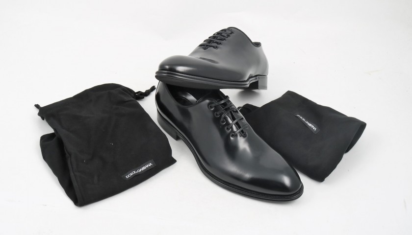Tiziano Ferro's Patent Leather Loafers