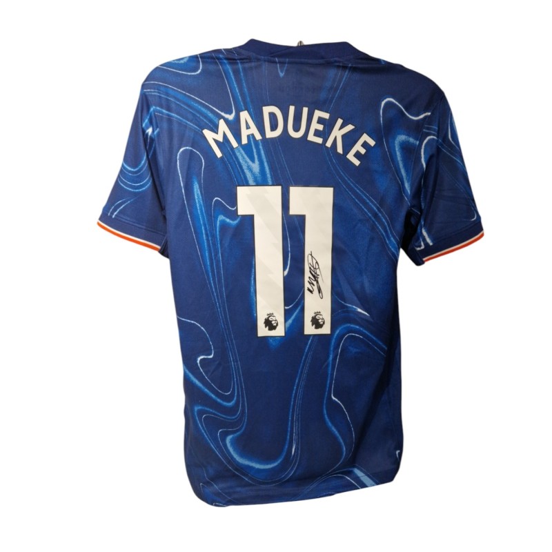 Maglia replica firmata Noni Madueke Chelsea 2024/25