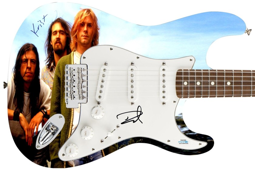 Nirvana Signed Graphics Vintage Strat Guitar