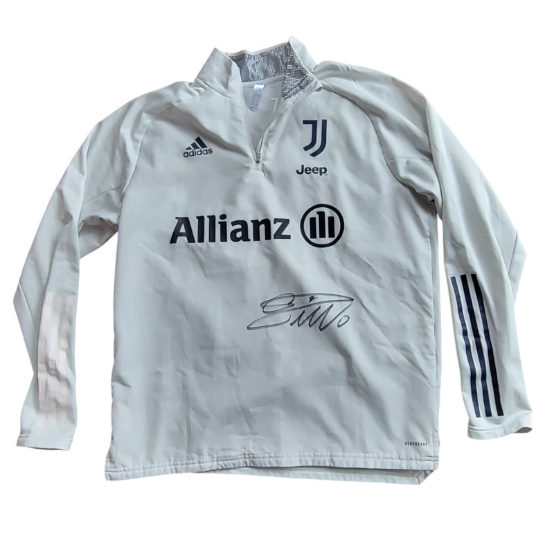 Cristiano Ronaldo's Juventus Signed Training Sweatshirt, 2021