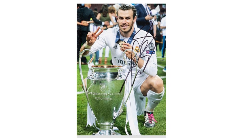 Gareth Bale 2016 UCL Signed Photo