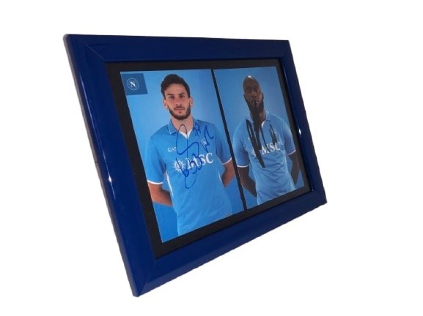 Framework Photographs, 2024/25 - Signed by Lukaku and Kvara