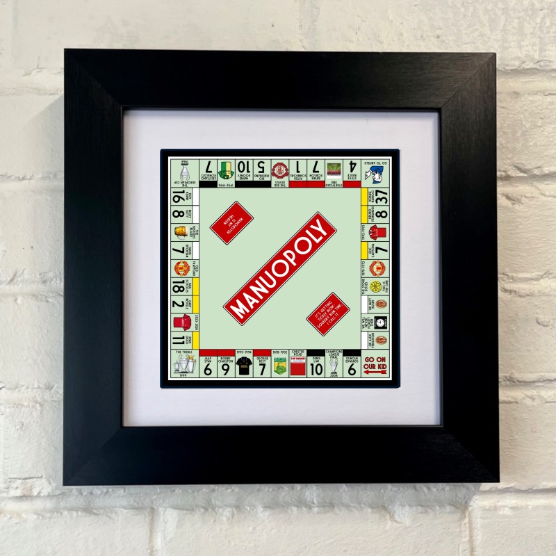 Manchester United Monopoly Art Piece