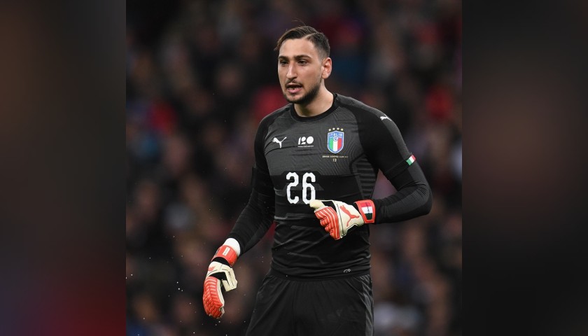 Donnarumma's Match Shirt, England-Italy - Special Patch