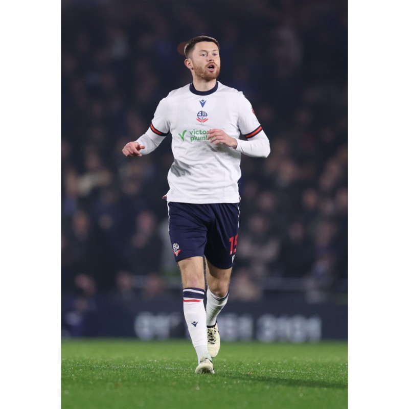 William Forrester's Bolton Wanderers Signed Match Worn Shirt, vs Birmingham City