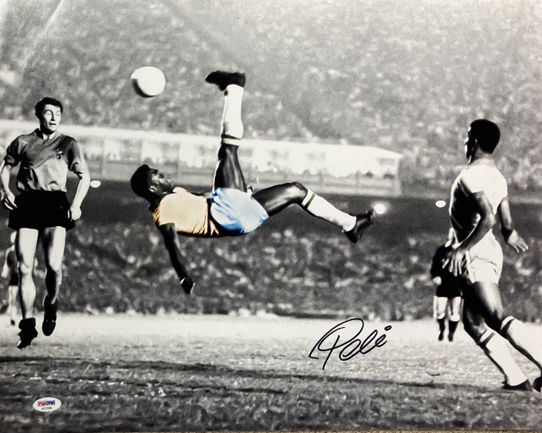 Pelé Signed Poster