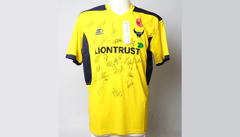 Oxford United FC Poppy Shirt Signed by the Squad