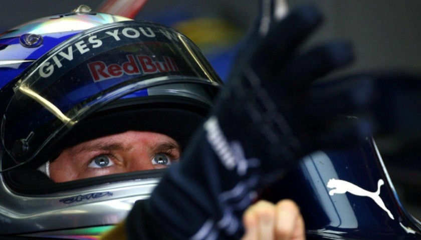 Sebastian Vettel's 2008 Toro Rosso Worn and Signed Puma Race Gloves