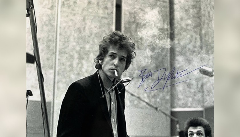 Bob Dylan Signed Photograph