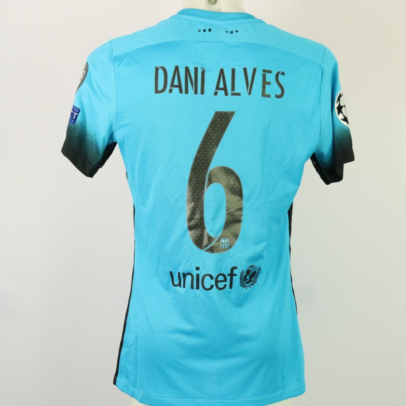 Maglia gara Dani Alves Barcellona, UCL 2015/16