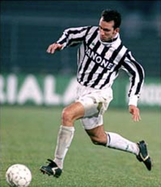 Maglia gara Di Canio Juventus, preparata 1992/93 