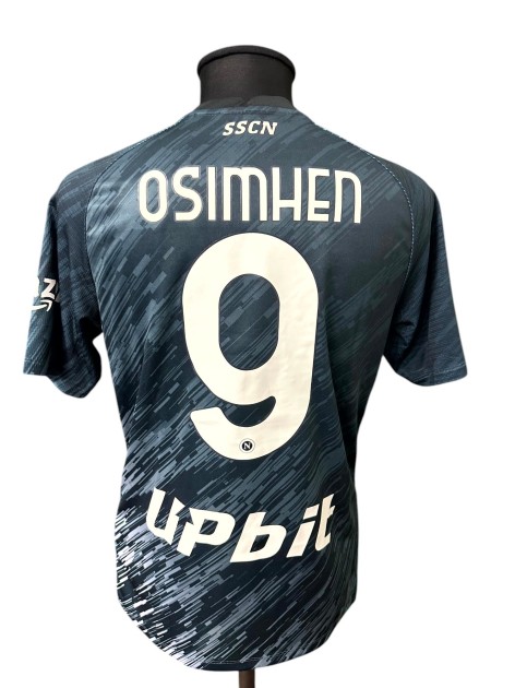 Osimhen's Sampdoria vs Napoli Issued Shirt, 2023