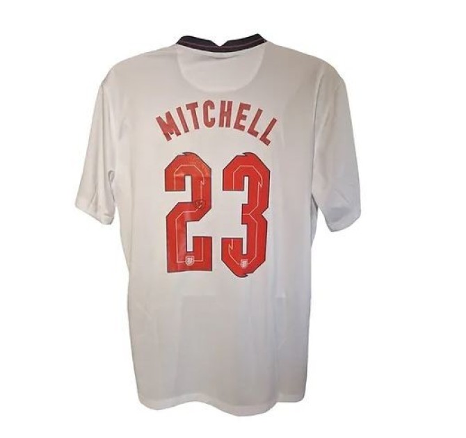 Maglia replica firmata di Tyrick Mitchell per l'Inghilterra 2022/23