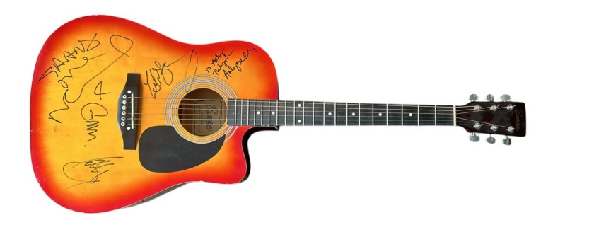 Oasis Signed Acoustic Guitar