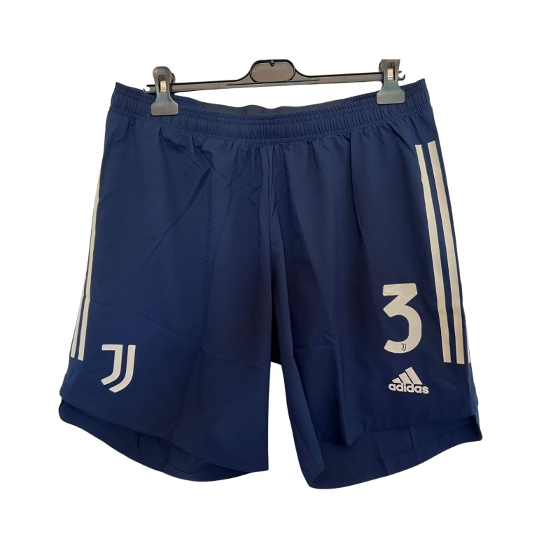 Chiellini's Juventus Match-Issued Shorts, 2020/21