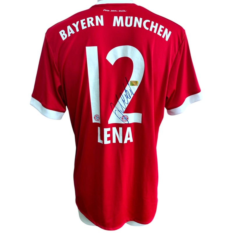 Maglia Ufficiale Lena Bayern Monaco, 2017/18 - Autografata