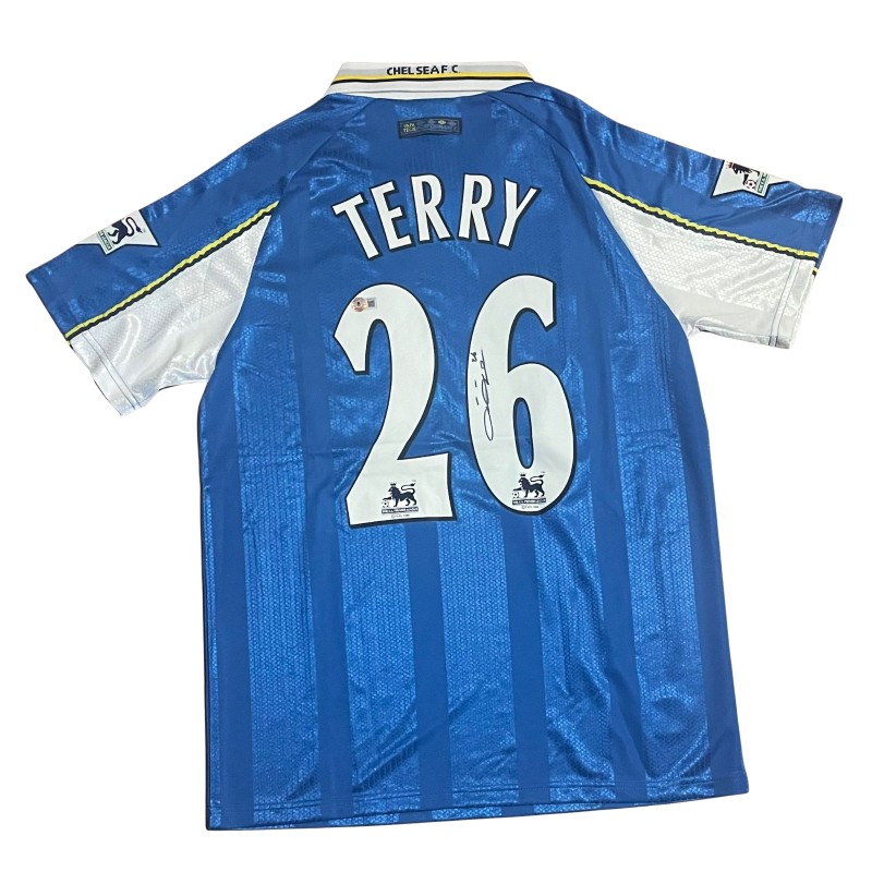 Maglia replica firmata di John Terry per il Chelsea FC 1998/99