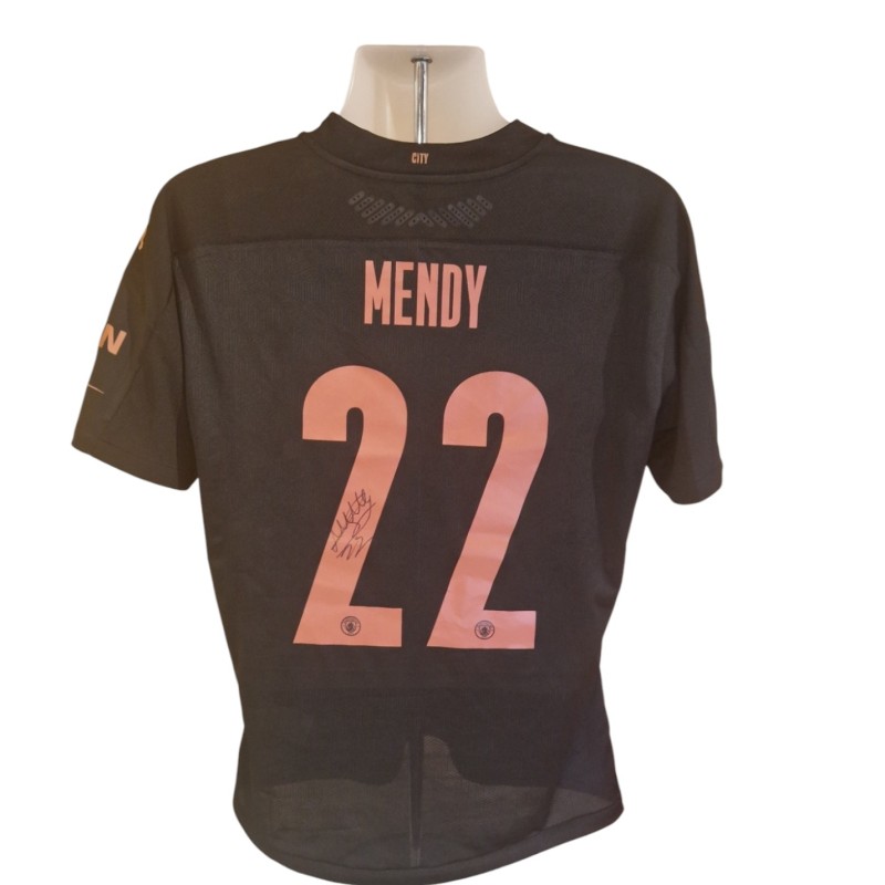 Benjamin Mendy's Manchester City 2020/21 Signed Official Away Shirt