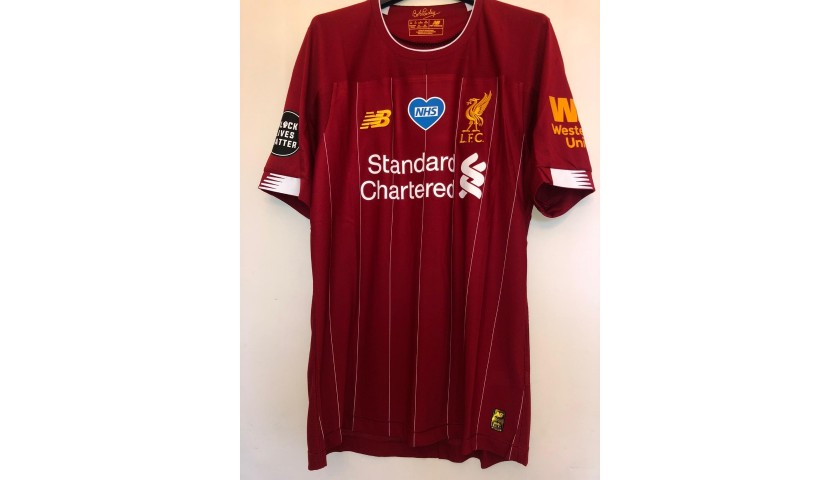 Henderson's Liverpool Match Shirt, 2019/20 - "Black Lives Matter"