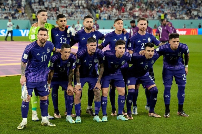 Messi's Match Shirt, Poland-Argentina WC Qatar 2022 - CharityStars