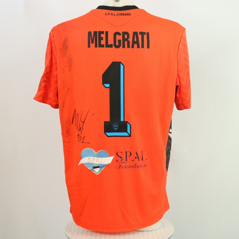 Melgrati's Signed Unwashed Kit, SPAL vs Pescara 2024 - "LILT" Patch