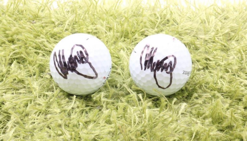 Golf Balls Signed by Italian Champion Matteo Manassero