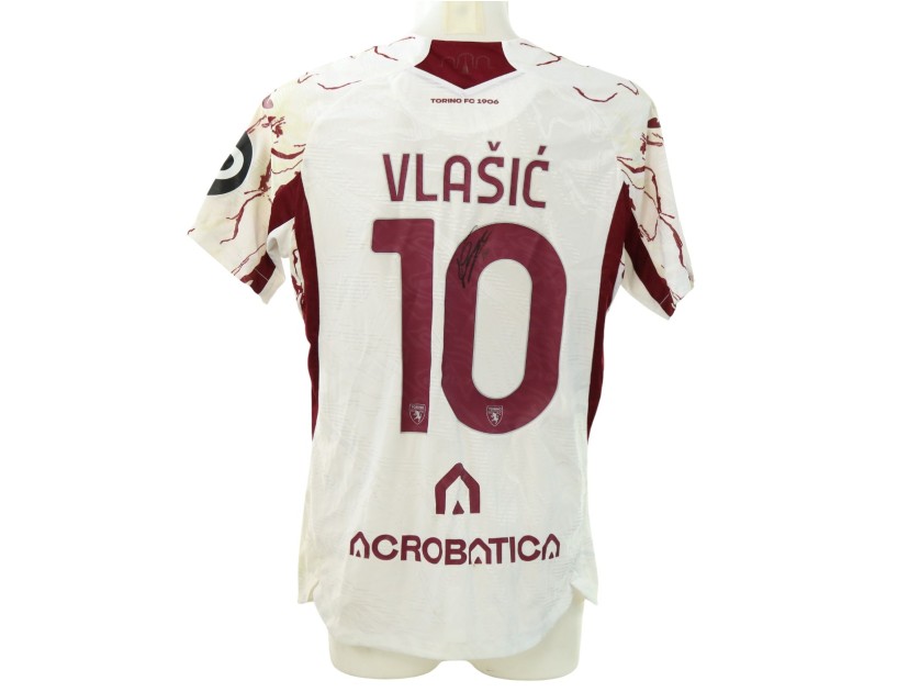 Vlašić's Signed Unwashed Shirt, Roma vs Torino 2025