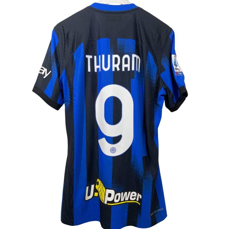 Thuram's Inter vs Genoa Match-Issued Shirt, 2024 - Ninja Turtles Special