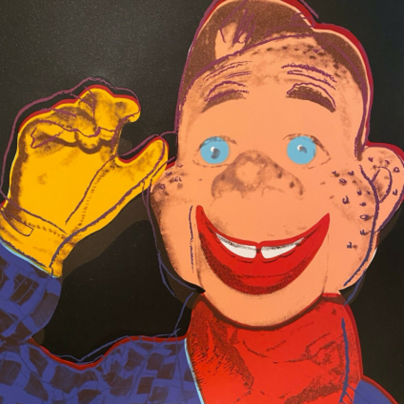 'Howdy Doody' Unsigned Screenprint by Andy Warhol 