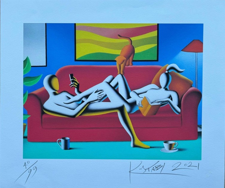 "The Perfect Moment" by Mark Kostabi