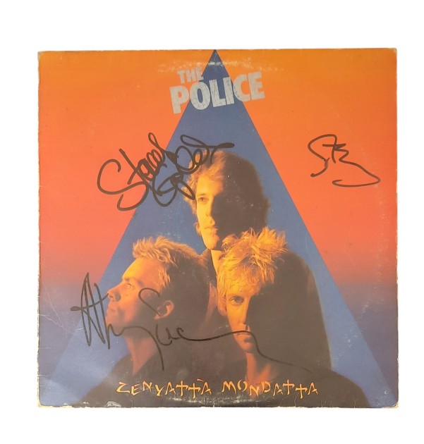 The Police Signed Vinyl LP