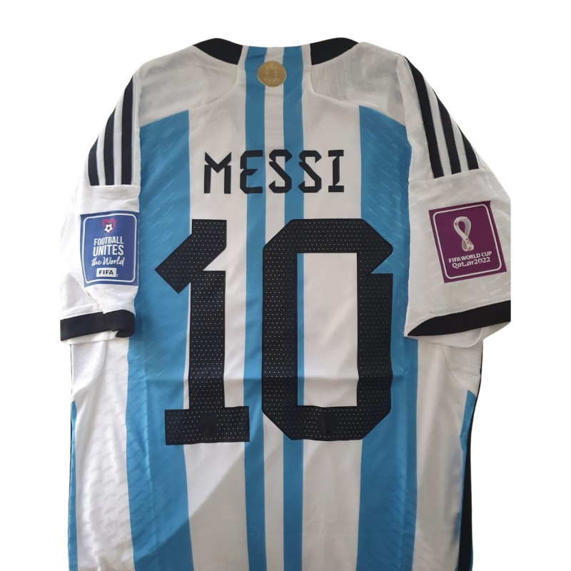 Messi' Argentina vs France Official Shirt, World Cup Final 2022