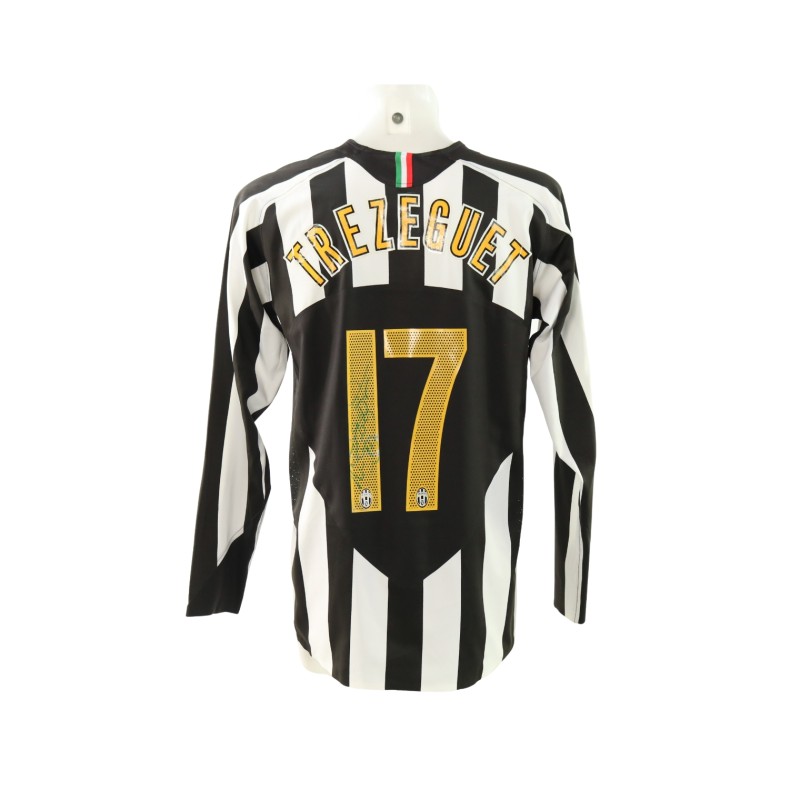 Trezeguet's Juventus Signed Issued Shirt, UCL 2005/06