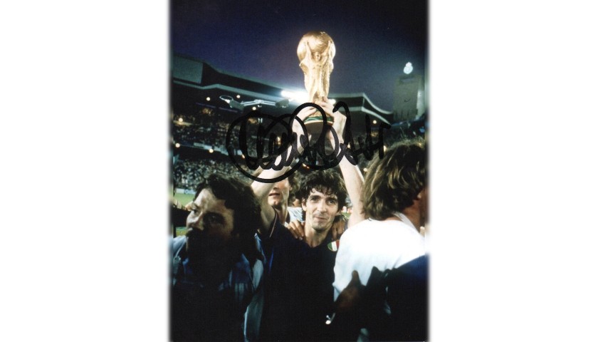 Photograph Signed by Paolo Rossi
