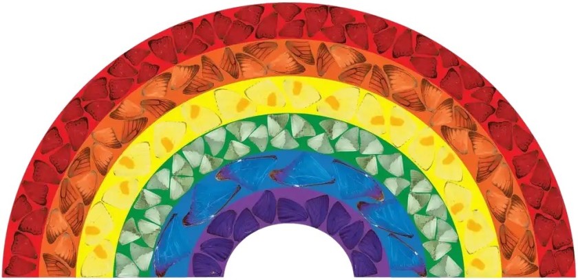 "Butterfly Rainbow (Small)" di Damien Hirst