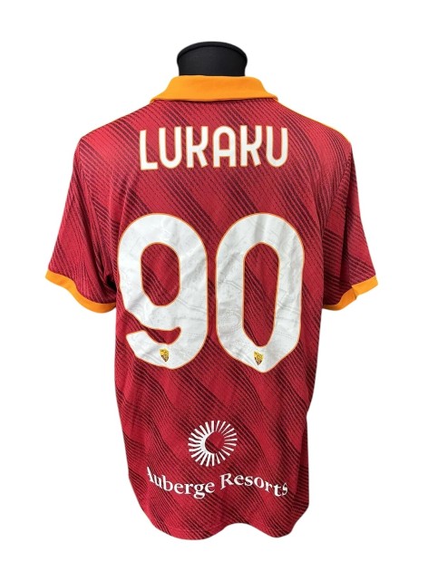 Lukaku's Roma vs Lazio Issued Shirt, 2024 - Derby Special