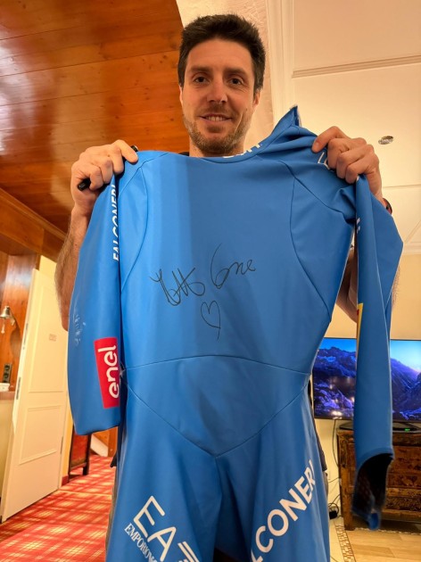 Tuta da Gara Coppa del Mondo - Autografata da Mattia Casse