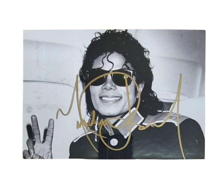 Michael Jackson Signed Photograph