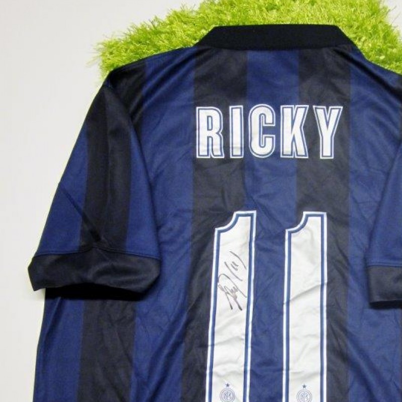 Inter fanshop shirt, Alvarez, Serie A 2013/2014 - signed