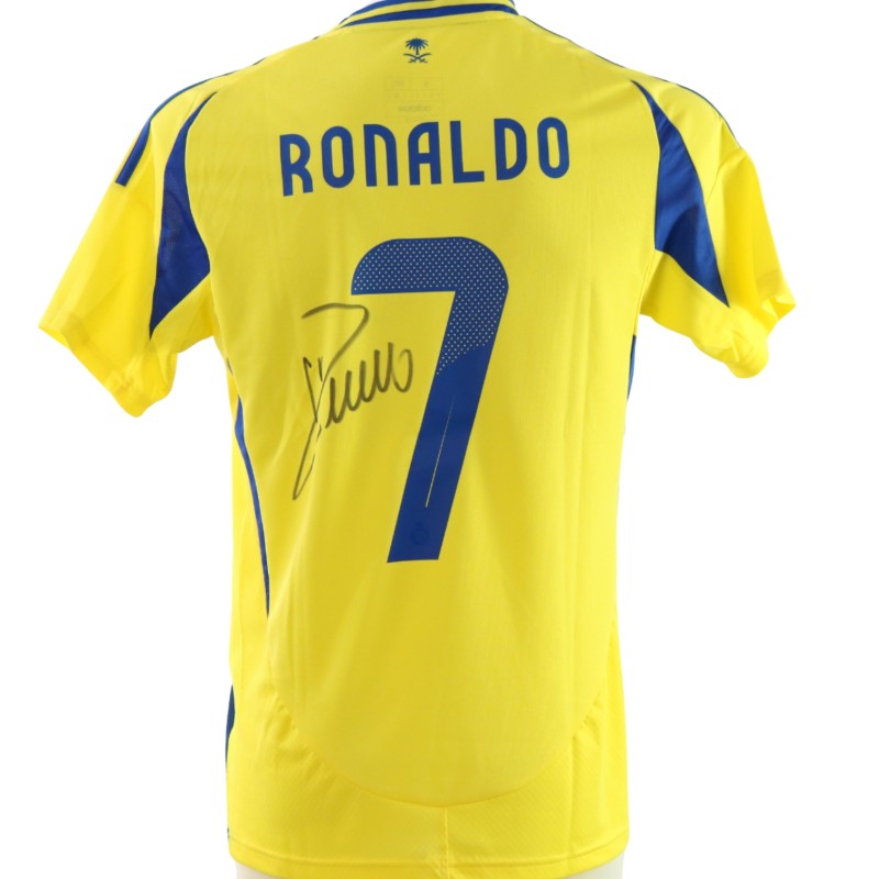 Cristiano Ronaldo's Al Nassr Official Signed Shirt, 2024/25